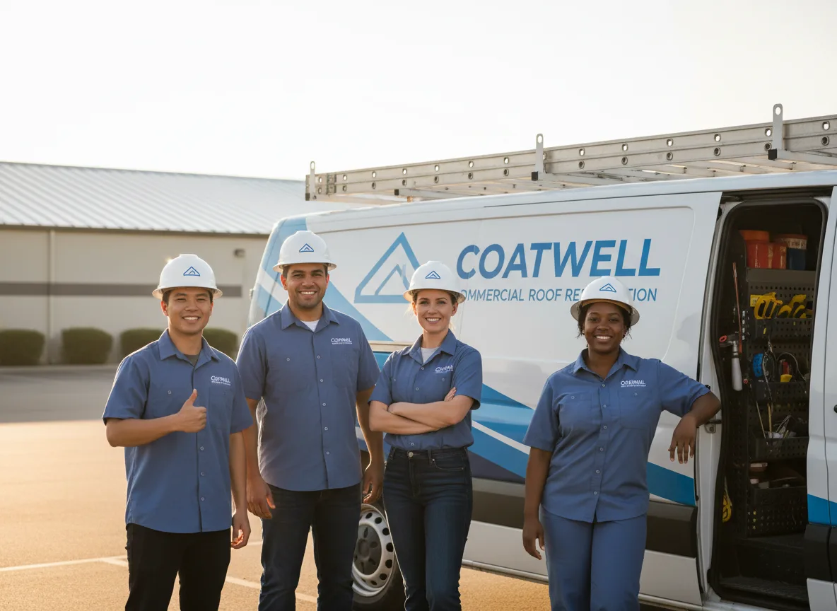 Commercial roof coating company in Swisher, IA